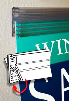 POP Display Banner Sign Holder PVC Profile Extrusion Line Extrusion Machine