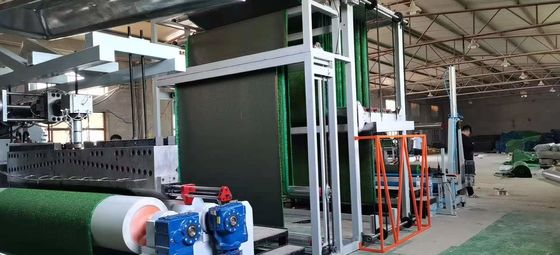 2.6M TPE PE Coating Carpet Backing Machine For Artificial Grass
