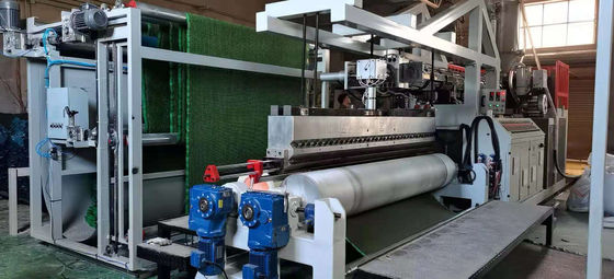 2.6M TPE PE Coating Carpet Backing Machine For Artificial Grass