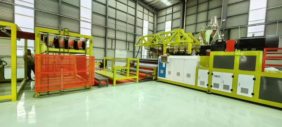 2 Extruders Co Extrusion TPE Carpet Backing Machine With Adjustable Speed